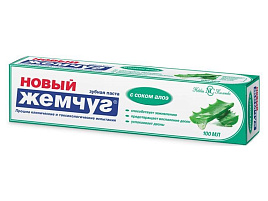 Зубная паста Жемчуг Нов.100мл Сок Алое Вера в/ф(НК)4242
