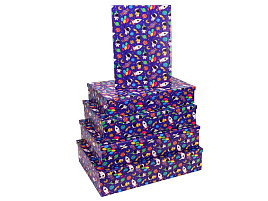 Набор коробок 5в1 Астронавты ПП-3562 (30*20*8-22*12*4)