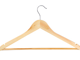 Вешалка-плечики 455-051 дерево 45см