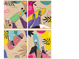 Тетрадь 48л.  Т5ск48 11060 "На скейте"