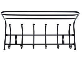 Вешалка настенная Ника с полкой черный ВП6/Ч 1442