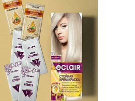 Краска для волос Eclair 9.1 пепельный