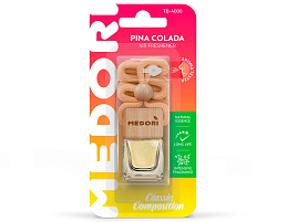 Ароматизатор подвесной бутылочка TB-4008 Medori Пина колада