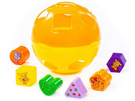 Логическая игрушка 93103 Шар Оранжевая корова