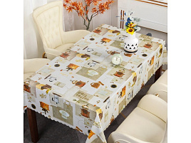 Клеенка столовая Maison 1.37*20 7171B ПВХ Ткань 3237