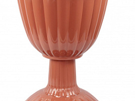 Вазон 12л Жасмин М1556 на высокой ножке коричн