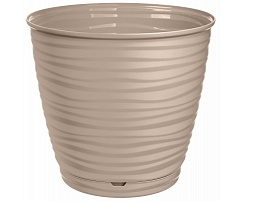 Кашпо цветочное 2,6л Saffron 0227/3381 бежевое с/п
