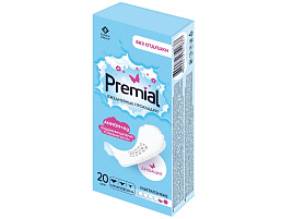 Прокладки ежедневные Premial 20шт.Protect Comfort с Анионовым чипом