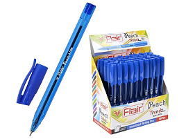 Ручка Flair F-1150-T PEACH TRENDZ, пластик, синяя