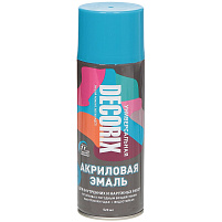 Эмаль-аэрозоль синяя 520мл Decorix 0969