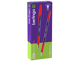 Ручка гел. Berlingo CGp_05024 "Tribase Gel grip" красная, 0,5мм, грип