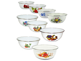 Миска эмаль 2,5л 10-0311/4/01-0311 Аппетит декор