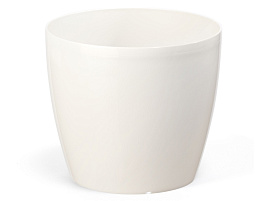 Кашпо цветочное 0,9л Магнолия белый 047618/2004