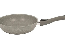 Сковорода 26см Kukmara смс263а/7947 Мрамор светлый съем.ручка