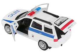 Машина металлическая SB-16-67-P-WB LADA 111 ПОЛИЦИЯ, 12 см, дв., багаж., инерц., кор.