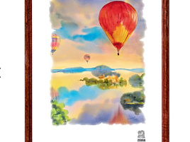 Фоторамка 30*40 дерево Темн.Дуб 1701