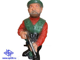 Фигурка садовая Кузьмич охотник ЛР-19 87*47*35см