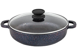 Жаровня 26см с/кр ТС9263/9463 Традиция сапфир