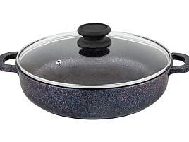 Жаровня 26см с/кр ТС9263/9463 Традиция сапфир