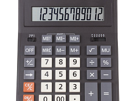 Калькулятор Staff настольный STF-333-12 12 разрядов, двойное питание, 200x154мм