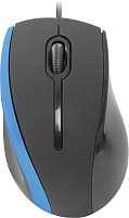 Мышь Defender проводная 52344 оптическая MM-340 черный+синий,3 кнопки,1000 dpi