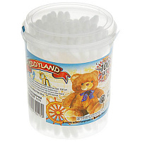 Ватные палочки TeddyLand 100шт банка 2179