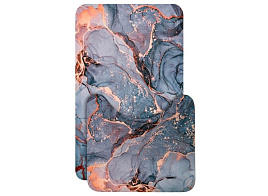 Коврик для ванной и туалета 50*80/50*45 Roomis диатомитовый D4/7711  серый