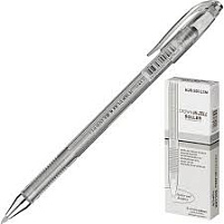 Ручка гел. Crown HJR-500GSM серебро металлик, 0,7мм