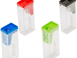 Точилка Berlingo 15019 "Classic Pro", 1 отверстие, контейнер, ассорти