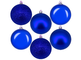 Набор шаров 6см FG240519096Q синий 6шт