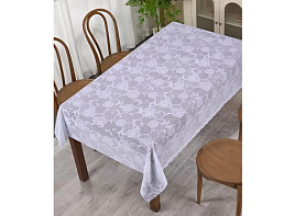 Клеенка столовая Silvano 1,37*20м ПВХ не ткань ажурная LA-0780U/8589