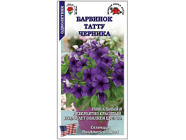 Семена Барвинок Татту Черника 5шт ЗСА 0059