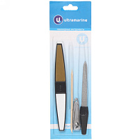 Маникюрный набор 865-408 Ультрамарин блистер 4пр