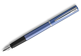 Ручка Waterman 2068195 перьевая "Allure Blue" синяя, 0,8мм, подарочная упаковка