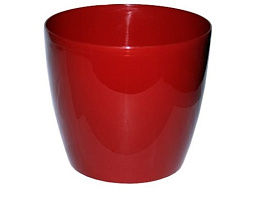 Кашпо цветочное 1,32л Магнолия 201красное