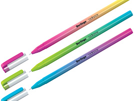 Ручка Berlingo 70020 "Radiance", 0,7мм, синяя, корпус ассорти