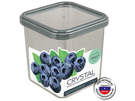 Контейнер для продуктов 0,9л Crystal 02711