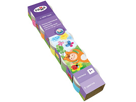 Краски худож. сенсор. пальч. 5цв. 180120217 "Малыш", сенсорные, 1+, 50мл, картон. упаковка