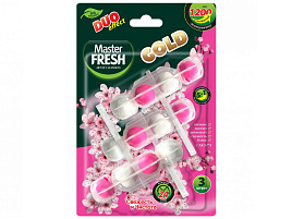 Блок для унитаза Master Fresh  3*50гр.подв.Gold Сакура