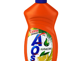 Средство для посуды AOS 450мл Лимон(Казань)1708-3