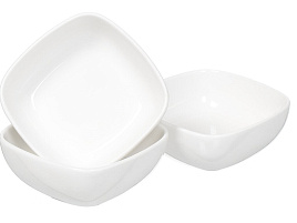 Набор соусников керамика 3шт 326254/Y6-2523 Квадрат