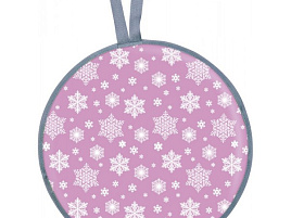 Санки-ледянки Л45 Снежинки