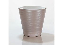 Кашпо цветочное 2л Валенсия 056534 мокко с вкладышем 0633