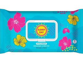 Влажные салфетки Sunny Day 100шт очищающие
