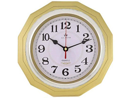 Часы настенные Atlantis 25*25 TLD-6040 золото