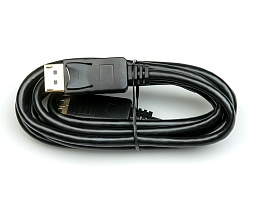 Кабель DIALOG CV-0818 black -  Displayport (M) - Displayport (M), V1.1, длина 1.8 м, в пакете
