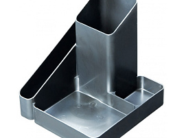 Подставка-органайзер Стамм ОР36 "Имидж", серый металлик