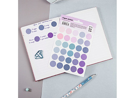 Наклейки MESHU MS_41673 "Trecker dots blue", 12*18см, 30 наклеек, европодвес