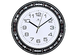 Часы настенные Atlantis 30*30 TLD-35075B черные