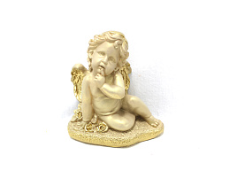 Статуэтка ИА-110В Ангел на траве слон.кость 28*27*18см